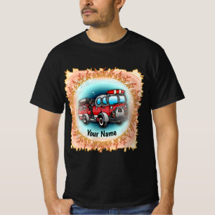 Little Water Firetruck t-shirt