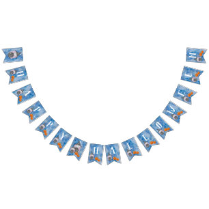 Little Watercolour Witch Halloween Party Bunting Bunting