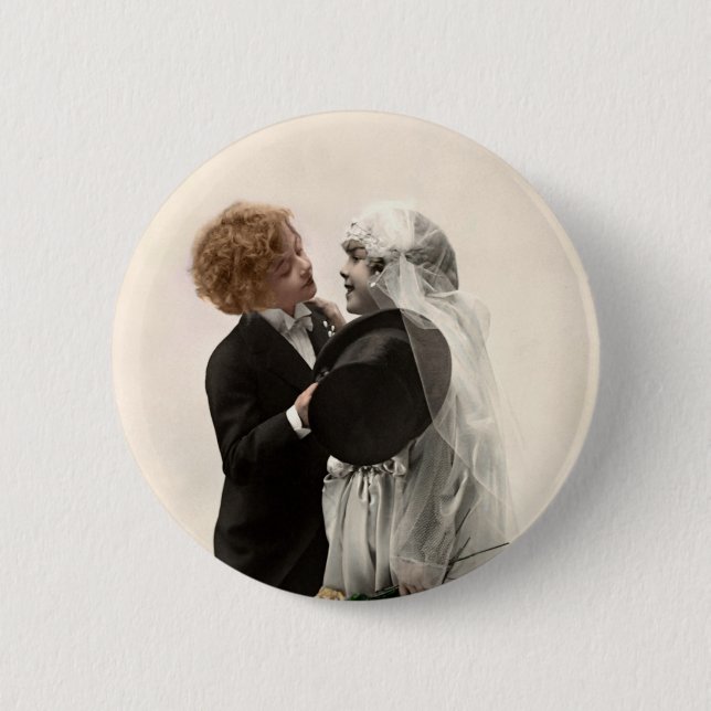 Little Wedding 6 Cm Round Badge (Front)