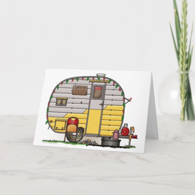 Little Western Camper Trailer Card (Front)