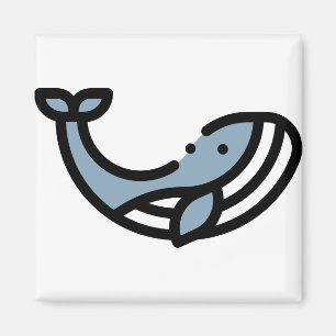 Little Whale Magnet