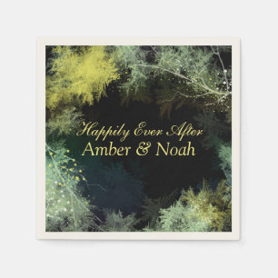 Little Whimsical Forest Wedding Napkin