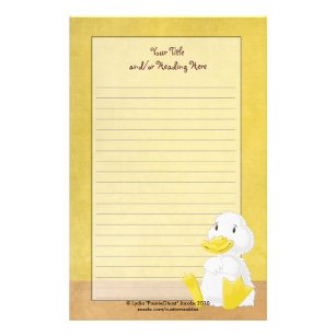 Little White Duck Stationery