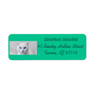 Little White Kitty Address Label Return Address Label