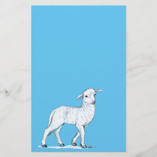 Little White Lamb Stationery