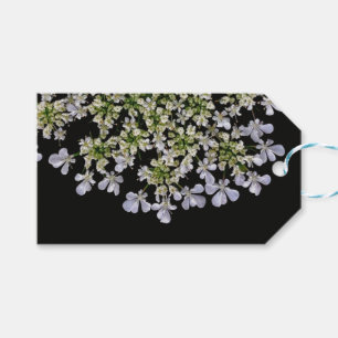 little white petals gift tags