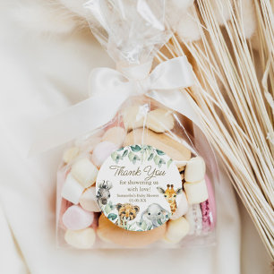 Little Wild One Safari Baby Shower Favour Tag