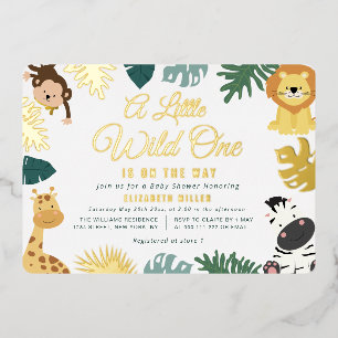 little wild one safari woodland baby shower