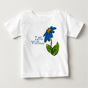 Little Wildflower Art Work Baby T-Shirt