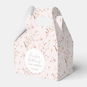 Little wildflower baby girl shower candy favour bo box