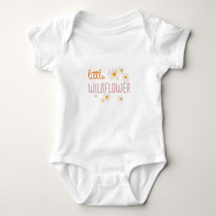 Little Wildflower Baby Shirt Baby Bodysuit