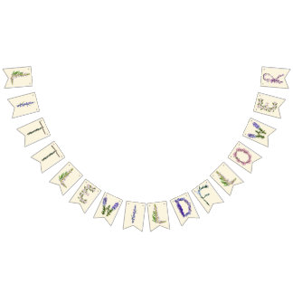 Little Wildflower Baby Shower  Bunting