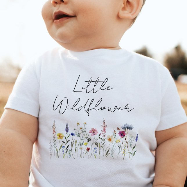 Little Wildflower Baby T-Shirt (Creator Uploaded)