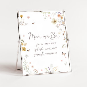 Little Wildflower Botanical Spring Mum Osa Bar Poster