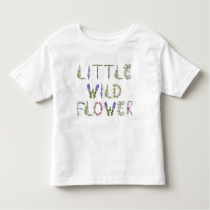 Little Wildflower floral garden  Toddler T-Shirt