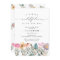 Little Wildflower Flower Baby Shower Invitation