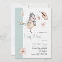 Little Winter Sparrow With Pom-pom Hat