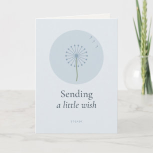 Little Wish Dandelion Thinking of You Card