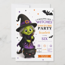 Little Witch Costume Party Cute Halloween Birthday