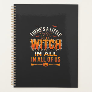 Little Witch Halloween Witch Typography Design_1 Planner