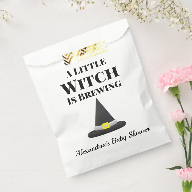 Little Witch is Brewing Halloween Pregnancy Favour Bag (Sealed)