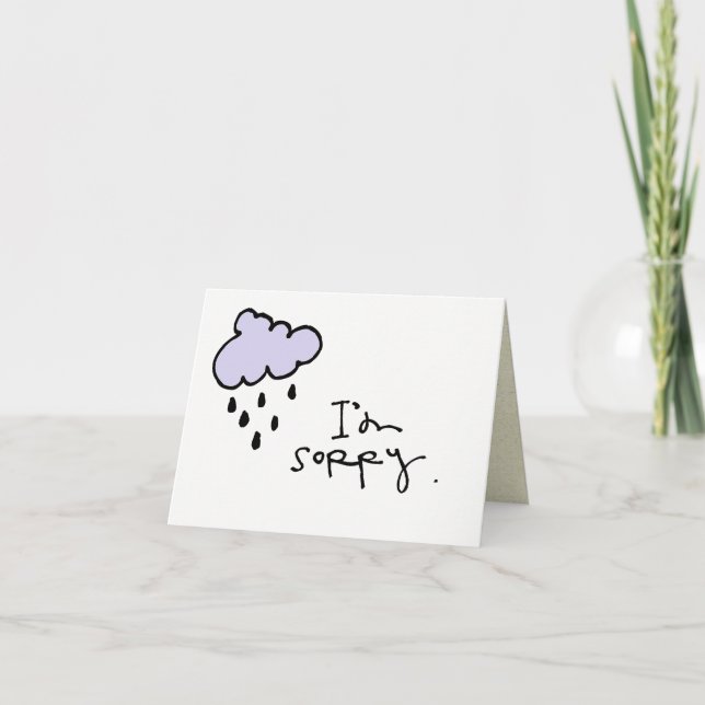 little wobblies Im sorry Card (Front)