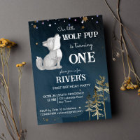 Little wolf themed birthday party