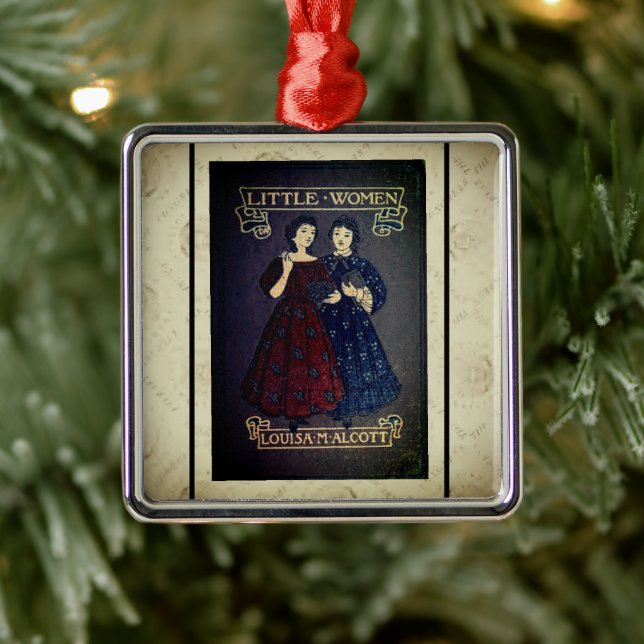 Little Women Bookcover | Metal Ornament (Tree)