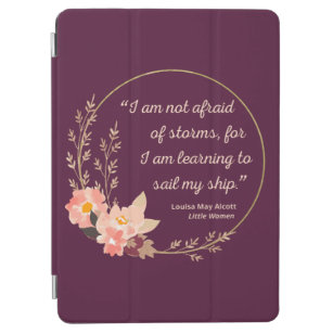 Little Women Quote I - Cute Style iPad Air Cover