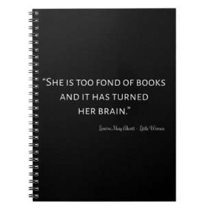 Little Women Quote II - Classic Style Notebook
