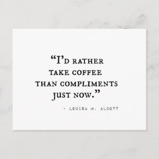 Little Women Quotes Postcard