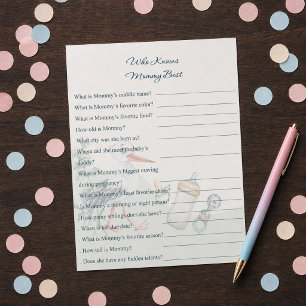 Little Wonders Stork Who Knows Mummy Best Game Notepad