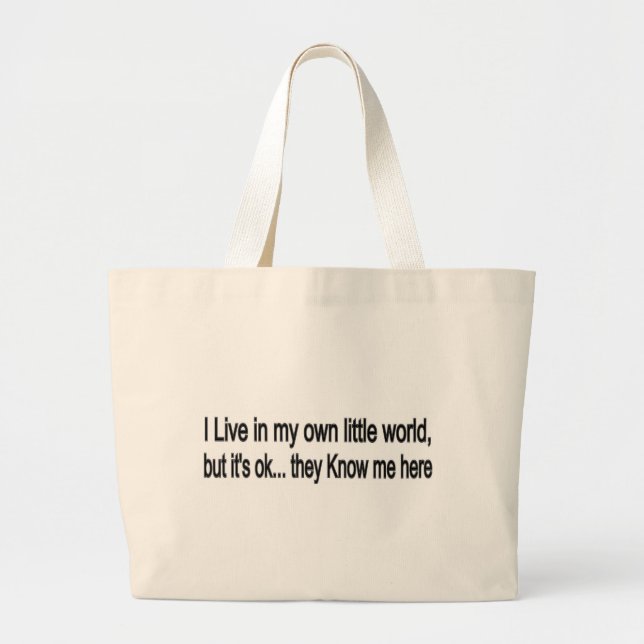 Little World Large Tote Bag (Front)