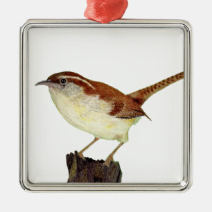 Little Wren Metal Ornament