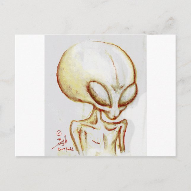 Little Yellow alien form -I am Number Four Postcard (Front)