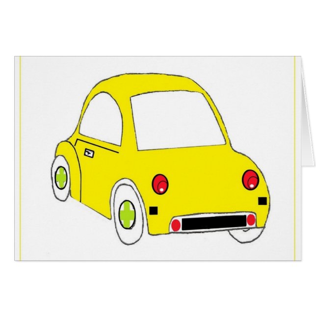 Little Yellow car (Front Horizontal)