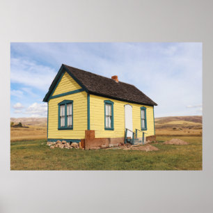 Little Yellow Cottage Poster