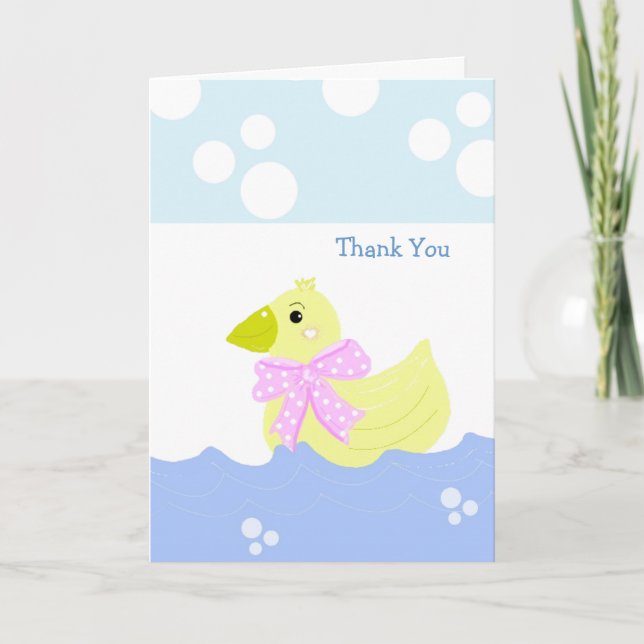 Little Yellow Duck Thank You (Front)