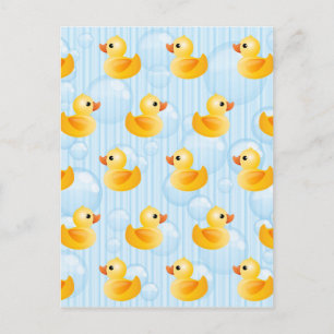 Little Yellow Ducks Postcard