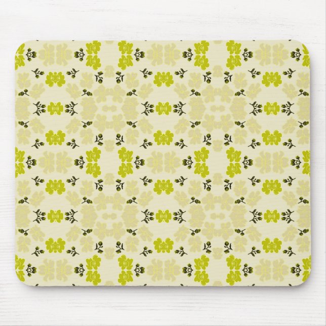 Little Yellow Roses Mouse Pad (Front)