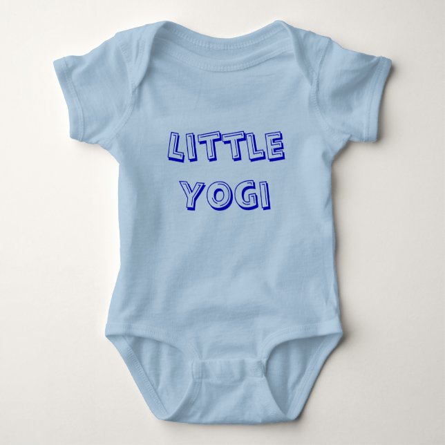 Little Yogi - Baby Yoga Clothes Baby Bodysuit (Front)