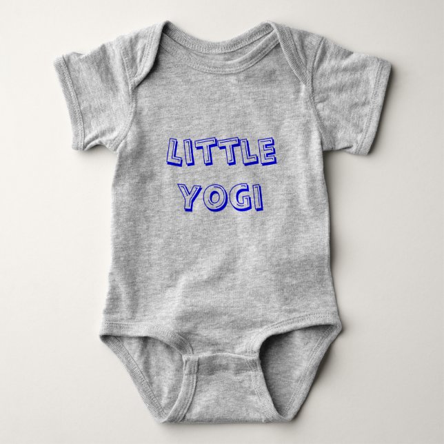 Little Yogi - Baby Yoga Clothes Baby Bodysuit (Front)