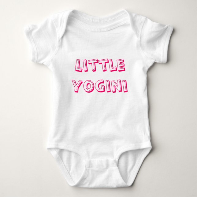 Little Yogini - Baby Yoga Clothes (organic) Baby Bodysuit (Front)
