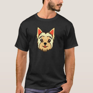 Little Yorkshire Terrier Dog  Yorkie Retro T-Shirt