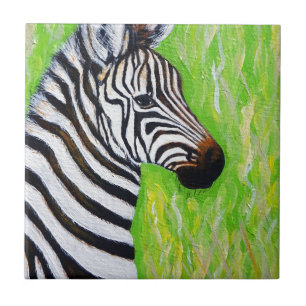 Little Zebra Ceramic Tile