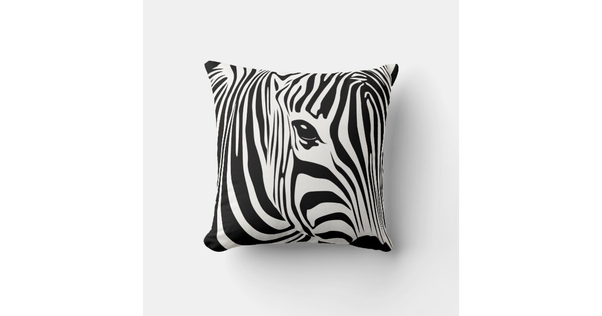 Little Zebra Pillow Zazzle