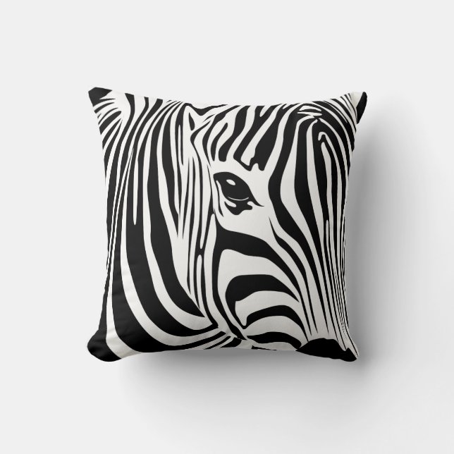 Little Zebra Pillow (Front)