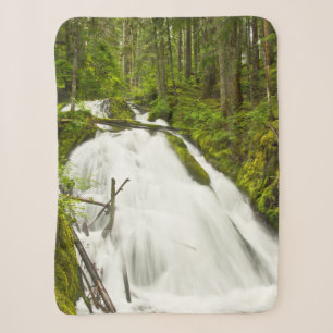 Little Zig Zag Falls   Mount Hood National Forest Sherpa Blanket
