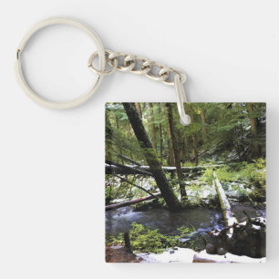 Little Zigzag River, Oregon Key Ring