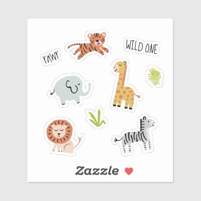 Little Zoo Animals (Sheet)